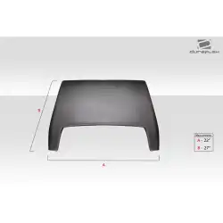 Universal Ram Air Type 6 Hood Scoop - 1 Piece image - 5