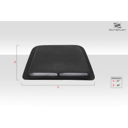 Universal Duraflex MPR 6 Hood Scoop - 1 Piece image - 3