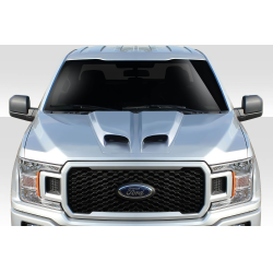 Universal Duraflex Feed Dual Ram Air Hood Scoop - 1 Piece image - 1