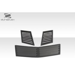 Universal Duraflex Trackstar 1 Hood Vents - 3 Piece image - 4