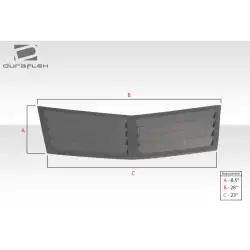 Universal Trackstar 1 Hood Vents - 3 Piece image - 7