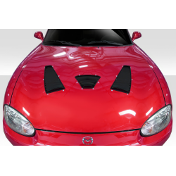 Universal Duraflex Trackstar 3 Hood Vents - 3 Piece image - 1