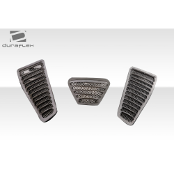 Universal Duraflex Trackstar 3 Hood Vents - 3 Piece image - 6