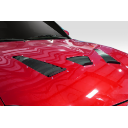Universal Duraflex Trackstar 3 Hood Vents - 3 Piece image - 3