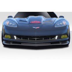 2005-2013 Chevrolet Corvette C6 Duraflex ZR Front Lip Splitter - 3 Piece ( Base Model) image - 1