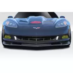 2005-2013 Chevrolet Corvette C6 ZR Front Lip Splitter - 3 Piece ( Base Model) image - 1