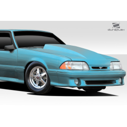1987-1993 Ford Mustang Duraflex 4 Inch Cowl Hood - 1 Piece image - 3