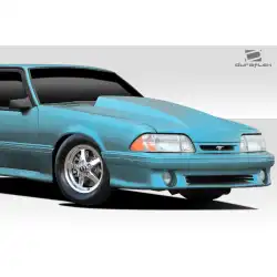 1987-1993 Ford Mustang 4 Inch Cowl Hood - 1 Piece image - 7