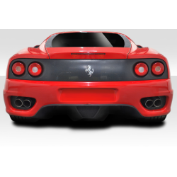 1999-2004 Ferrari 360 Modena Duraflex Challenge Look Rear Bumper - 1 Piece image - 1