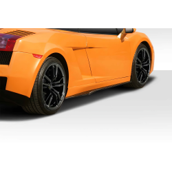 2004-2008 Lamborghini Gallardo Duraflex LP570 Style Side Skirts Rocker Panels - 2 Piece image - 1