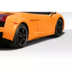 2004-2008 Lamborghini Gallardo LP570 Style Side Skirts Rocker Panels - 2 Piece image - 6