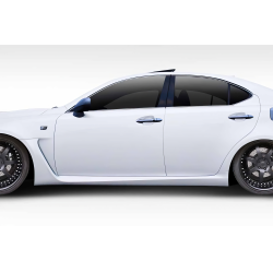2008-2014 Lexus IS-F Duraflex W-1 Side Skirts Rocker Panels - 2 Piece image - 1