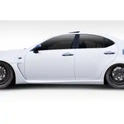 2008-2014 Lexus IS-F W-1 Side Skirts Rocker Panels - 2 Piece image - 1