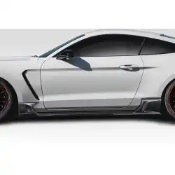 2015-2023 Ford Mustang KT Style Side Skirt Rocker Panels Add-Ons - 4 Piece image - 3