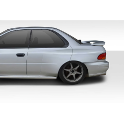 1993-2001 Subaru Impreza 4DR Duraflex 22B Look Rear Fender Flares - 5 Piece image - 1