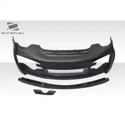2005-2011 Porsche 911 Carrera 997 Tecnika Front Bumper - 4 Piece image - 4
