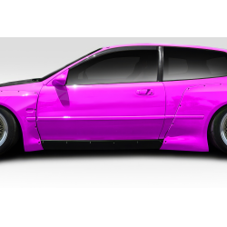 1992-1995 Honda Civic HB Duraflex TKO RBS Wide Body Side Skirts Rocker Panels - 2 Piece image - 1