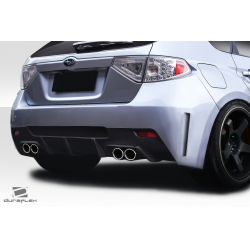 2008-2014 Subaru Impreza STI 5DR 2011-2014 Impreza WRX 5DR Duraflex VRS Rear Bumper - 1 Piece image - 3