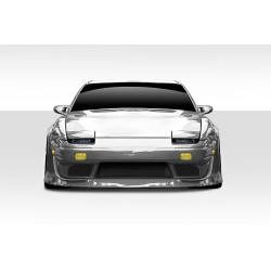 1989-1994 Nissan 240SX S13 Duraflex V-Speed Wide Body Front Bumper - 3 Piece image - 1