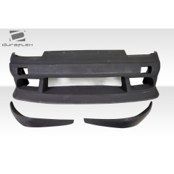 1989-1994 Nissan 240SX S13 Duraflex V-Speed Wide Body Front Bumper - 3 Piece image - 5