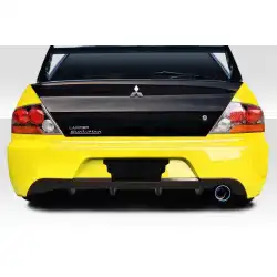 2003-2006 Mitsubishi Lancer Evolution 8 9 VTX Rear Bumper - 1 Piece image - 3
