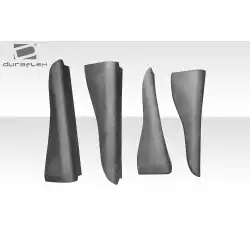 2003-2007 Infiniti G Coupe G35 Vader Side Skirts Rocker Panels Add Ons Spat Extensions - 4 Piece image - 4