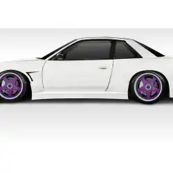 1989-1994 Nissan 240SX S13 WX9 Side Skirts Rocker Panels - 2 Piece image - 1