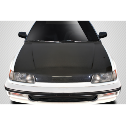 1988-1991 Honda Civic HB CR-X Carbon Creations SiR Look Style Hood - 1 Piece image - 1