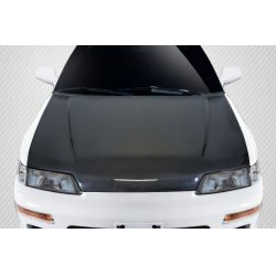 1988-1991 Honda Civic HB CR-X Carbon Creations JDM OEM Look Hood - 1 Piece ( JDM VERSION) image - 1