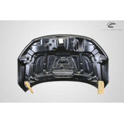 2017-2021 Honda Civic Type R Carbon Creations OEM Look Hood - 1 Piece image - 6
