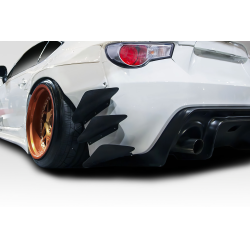 2013-2020 Scion FR-S Toyota 86 Subaru BRZ Duraflex GT500 V3 Rear Bumper Canards - 6 Piece image - 1