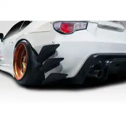 2013-2020 Scion FR-S Toyota 86 Subaru BRZ GT500 V3 Rear Bumper Canards - 6 Piece image - 1