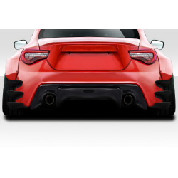 2013-2020 Scion FR-S Toyota 86 Subaru BRZ Duraflex GT500 V3 Rear Bumper Canards - 6 Piece image - 3