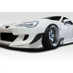 2013-2020 Scion FR-S Toyota 86 Subaru BRZ GT500 V3 Front Bumper Canards - 2 Piece image - 3