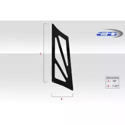 Universal Tall 19" VRX Wing Stands - 4 Piece ( Includes bottom mounting bracket ) image - 5