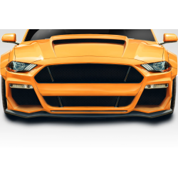 2018-2023 Ford Mustang Duraflex Grid Front Lip Under Spoiler - 1 Piece image - 1
