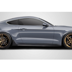 2015-2023 Ford Mustang Carbon Creations Grid V2 Side Skirts Rocker Panels - 2 Piece (s) image - 1