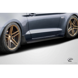 2015-2023 Ford Mustang Carbon Creations Grid V2 Side Skirts Rocker Panels - 2 Piece (s) image - 2