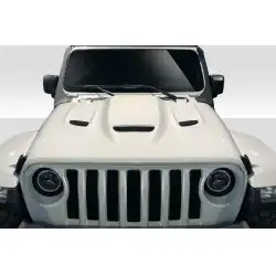 2018-2025 Jeep Wrangler JL Gladiator JT Hellcat Look Hood - 1 Piece image - 1