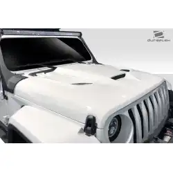 2018-2025 Jeep Wrangler JL Gladiator JT Hellcat Look Hood - 1 Piece image - 10