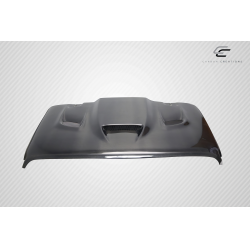 2018-2025 Jeep Wrangler JL Gladiator JT Carbon Creations Hellcat Look Hood - 1 piece image - 7