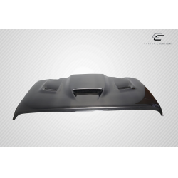 2018-2025 Jeep Wrangler JL Gladiator JT Carbon Creations Hellcat Look Hood - 1 piece image - 8