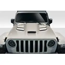 2018-2025 Jeep Wrangler JL Gladiator JT Viper Look Hood - 1 Piece image - 1