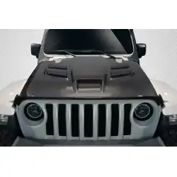 2018-2025 Jeep Wrangler JL Gladiator JT Viper Look Hood - 1 piece image - 1