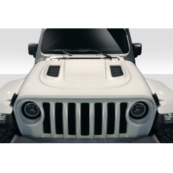 2018-2025 Jeep Wrangler JL Gladiator JT Duraflex MPR Hood - 1 Piece image - 1