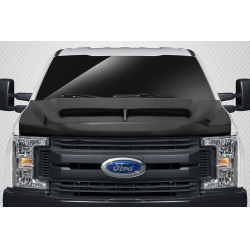 2017-2022 Ford Super Duty F250 F350 F450 Carbon Creations GT500 Hood - 1 Piece image - 1