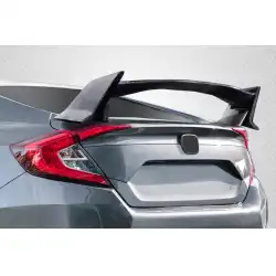 2006-2015 Honda Civic 4DR Sedan Type R Look Rear Wing Spoiler - 1 Piece image - 1
