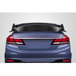 2006-2015 Honda Civic 4DR Sedan Carbon Creations Type R Look Rear Wing Spoiler - 1 Piece image - 2