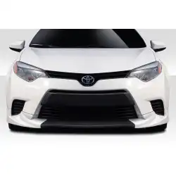 2014-2016 Toyota Corolla Zeta Front Lip Under Spoiler ( base model only ) - 3 Piece image - 1
