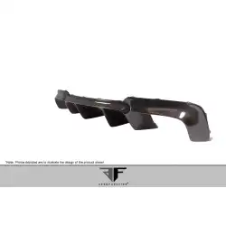 2011-2016 BMW M5 F10 Carbon AF-1 Rear Diffuser ( CFP ) - 1 Piece image - 4